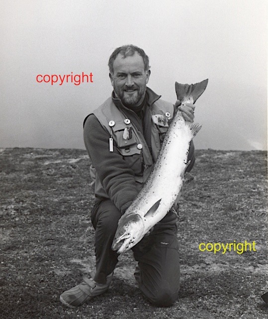 20 lbs Atlantic salmon for dinner on the Rynda 1991