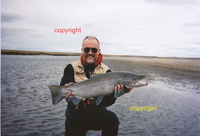 Me with a great sea trout, TDF