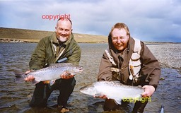 Ronnie's sea trout is bigger, TDF